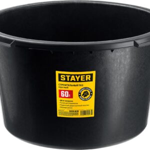STAYER STRONG, 60 л, круглый строительный таз (06098-60) — изображение 1