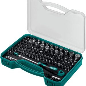 KRAFTOOL X-Drive-122, 122 шт, набор: отвертка-битодержатель с насадками (26816) — изображение 1