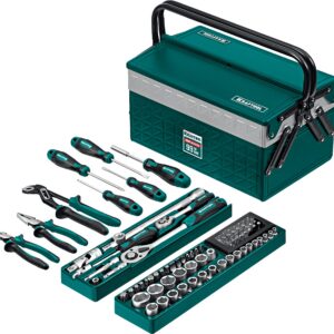 KRAFTOOL GRAND-99, 99 предм., (1/2″+1/4″), Универсальный набор инструмента (27978-H99) — изображение 1