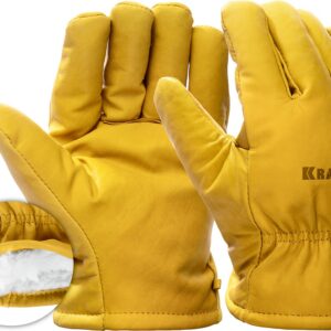 KRAFTOOL EXTREM Winter, XL (10) утеплённые кожаные рабочие перчатки (1137-XL) — изображение 1