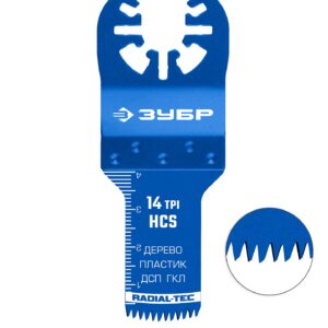 ЗУБР HCS 20x40 мм, 14TPI полотно пильное, быстрый рез: дерево, пластик, ГКЛ, QUICK Uni-Lock (15552-20-40)