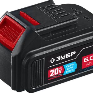 ЗУБР T7, 20 В, 6.0 А·ч, аккумуляторная батарея, Профессионал (ST7-20-6)