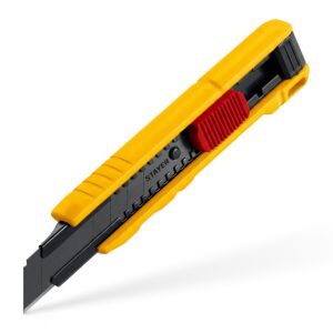 STAYER COBRA Black, 18 мм, нож из АБС пластика, автостоп (0913) — изображение 1