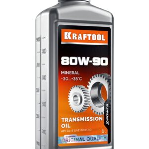 KRAFTOOL SAE 80W-90, 1 л, минеральное трансмиссионное масло (41530-1)