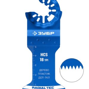 ЗУБР HCS 45x50 мм, 18TPI полотно пильное, чистый рез: дерево, пластик, ДСП, ГКЛ, StarQuick (15571-45-50)