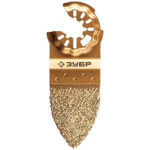 ЗУБР CARBIDE ВК8 Р40, 35x42 мм полотно дельтовидное с твердосплавной крошкой: керамика, кирпич, пенобетон, StarQuick (15582-P40)
