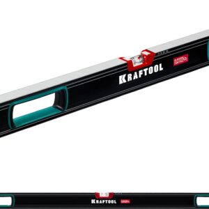 KRAFTOOL A-RATE CONTROL, 1500 мм, точность 0.3 мм/м, с инновационным зеркальным глазком, сверхпрочный уровень (34986-150) — изображение 1