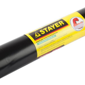 Stayer HEAVY DUTY, 240 л, 10 шт, черные, особопрочные, строительные мусорные мешки (39157-240)