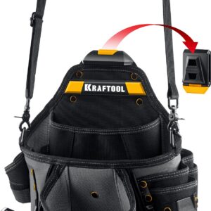KRAFTOOL KPB-20 поясная сумка с быстросъёмным креплением FastClip, 320 х 310 мм (38767) — изображение 1