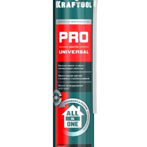 KRAFTOOL ADAPTER PRO, 750 мл, адаптерная, всесезонная, SVS, не залипающий клапан, выход до 45 л, монтажная пена (41173)