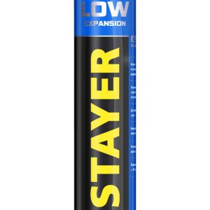 STAYER LOW EXPANSION, 800 мл, пистолетная, выход до 50 л, всесезонная, с низким вторичным расширением, монтажная пена, Professional (41136)