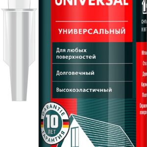 KRAFTOOL UNIVERSAL, 300 мл, прозрачный, универсальный силиконовый герметик (41253-2)