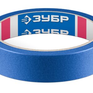 ЗУБР №100 24 мм х 25 м, для гладких и слегка шероховатых поверхностей, малярная лента, Профессионал (12141-24)