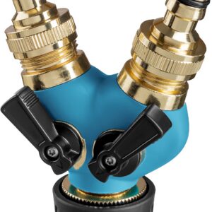 GRINDA BS-1, диаметр 3/4″ - 1″, двухканальный, с внутренней резьбой, из латуни, поливочный распределитель, PROLine (426112) — изображение 1