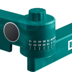 KRAFTOOL UNIVERSAL, 12 углов (15°- 180°), многопозиционное поворотное стусло с магнитной направляющей (15388)