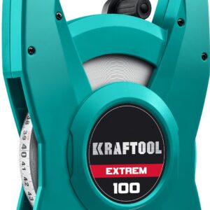 KRAFTOOL EXTREM, 100 м, геодезическая стальная мерная лента
