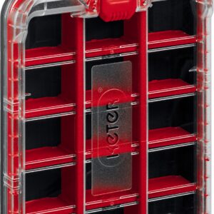 KETER STACKNROLL, 242 х 388 х 78 мм, (10″), пластиковый органайзер с 15 регулируемыми ячейками (38408) — изображение 1