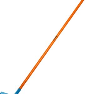 GRINDA PR-12T FIBER, 380 х 100 х 1530 мм, 12 витых зубцов, углеродистая сталь, фибергласовый черенок, садовые грабли, PROLine (39654) — изображение 1