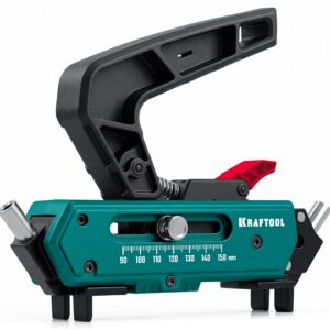 KRAFTOOL Woodsniper DJ, 90-150 мм, два отверстия, кондуктор для террасной доски (30062)
