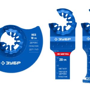 ЗУБР набор №3 полотна по дереву для реноватора, 3шт, StarQuick (15530-H3) — изображение 1