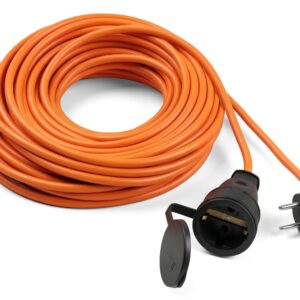 STAYER МС-215, ПВС 2x1.5 мм2, 20 м, 3500 Вт, IP44, силовой удлинитель-шнур (55028-20)